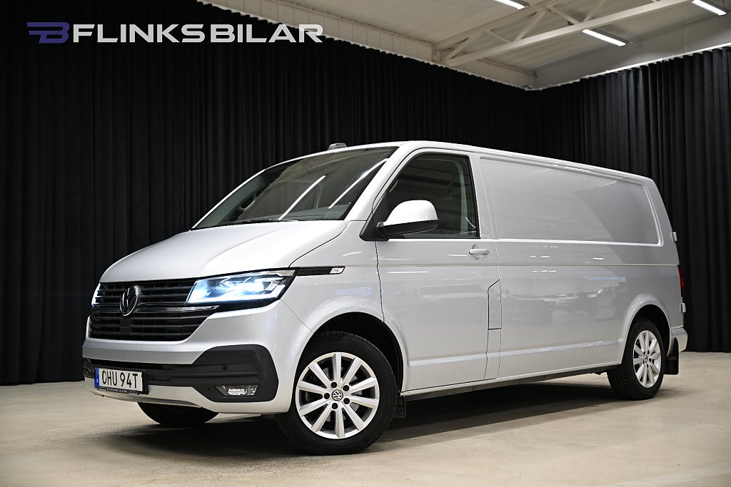 Volkswagen Transporter 4Motion 150HK L2|Inredd|LED|GPS|Nedlackad|ActiveInfo