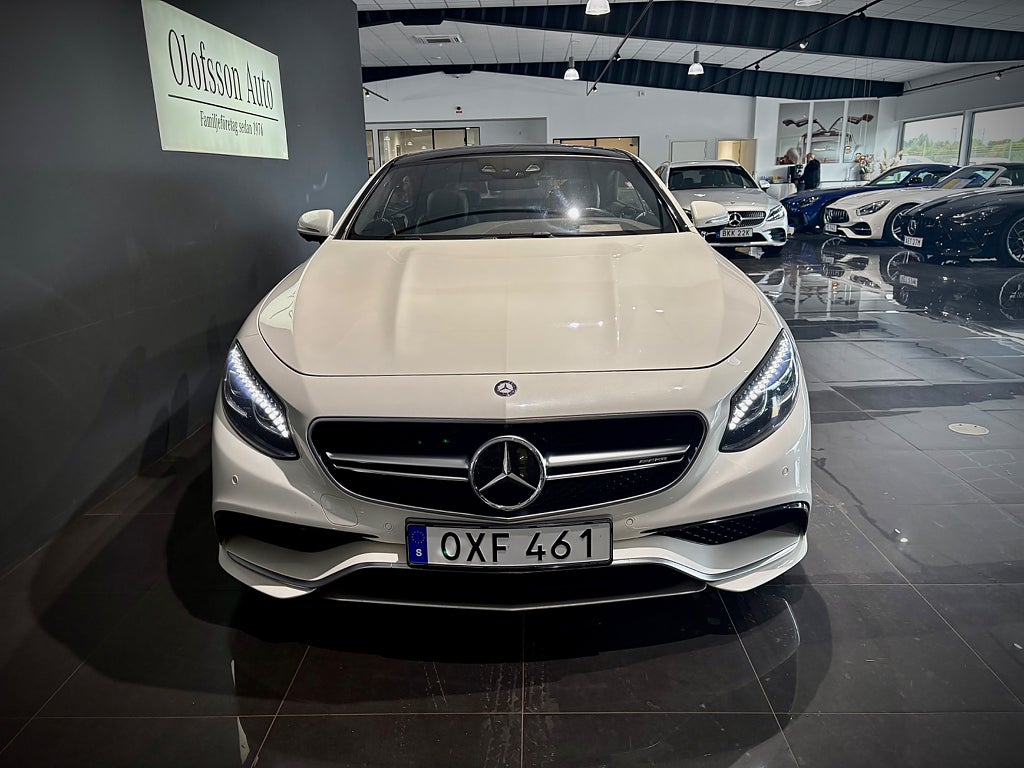 Mercedes-Benz S 63 AMG 4MATIC Coupé Värmare HUD Burmester 585 hk - bild 18