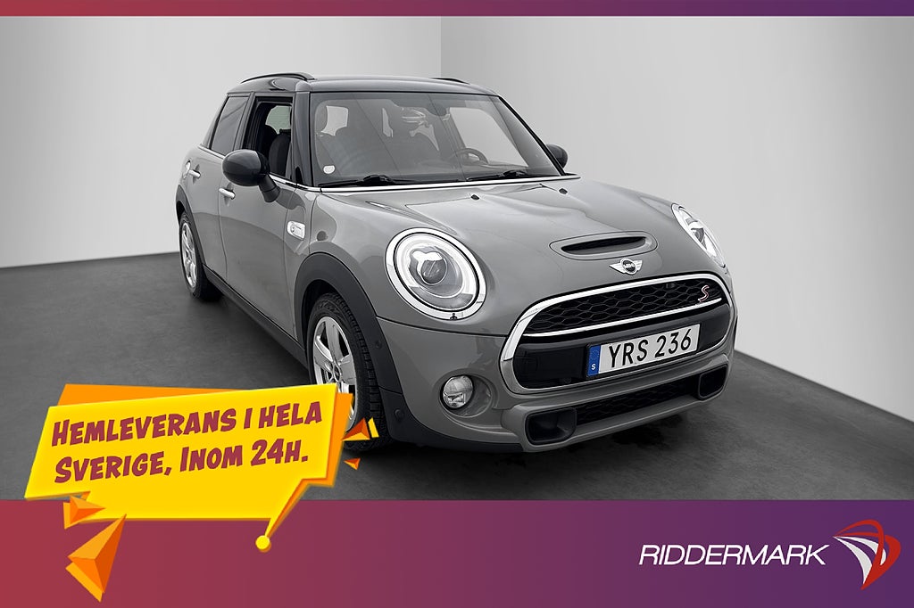 MINI Cooper S 192hk HUD Navi Farthållare Sensorer