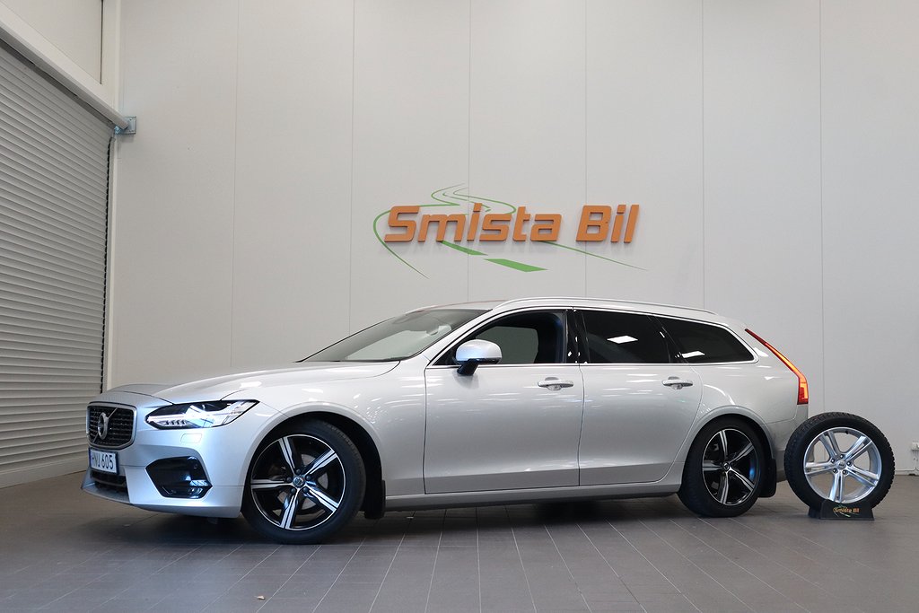 Volvo V90 D4 AWD R-Design DRAG VÄRMARE DYN-LED MINNE VoC 190hk