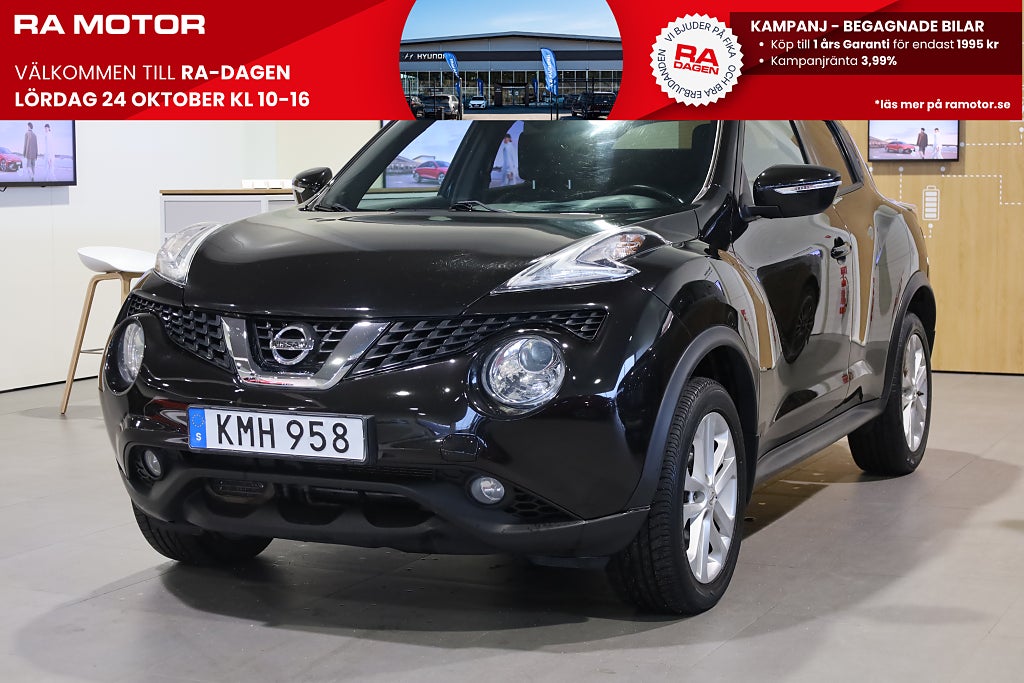 Nissan Juke 1.6 XTRONIC 117HK AUT Navi Kamera Blåtand 2016