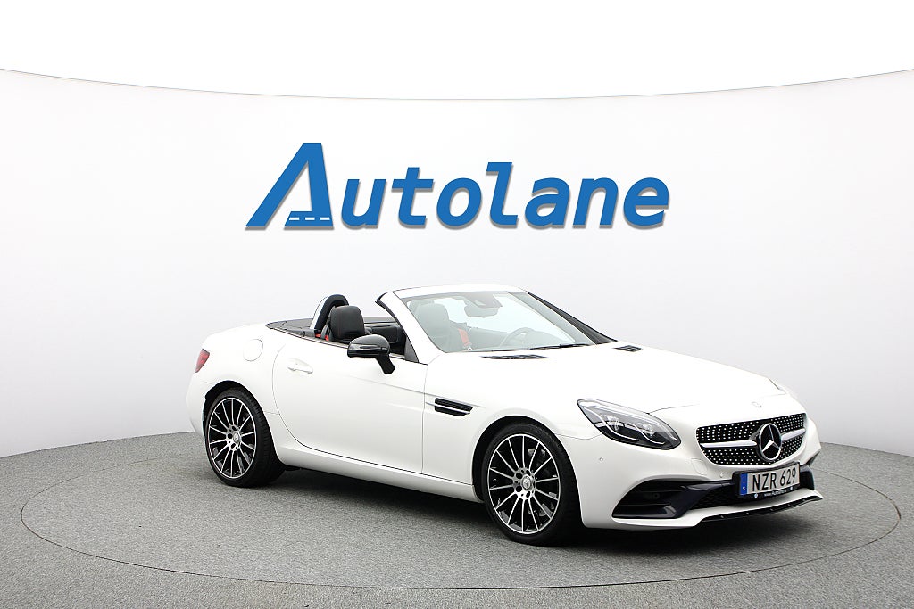 Mercedes-Benz SLC 200 AMG Glastak, AirScarf, Minnesstolar, Skinn 184hk