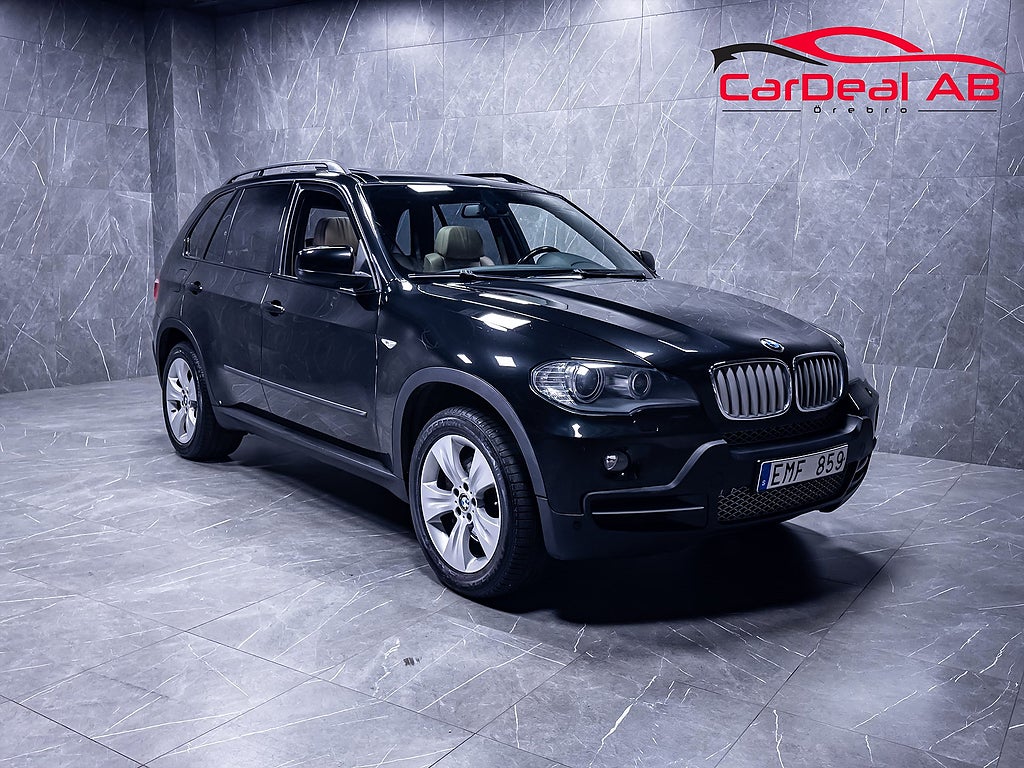 BMW X5 E70 3.0sd 286hk 7-Sits Pano Komfortstol Hi-Fi Navi Drag