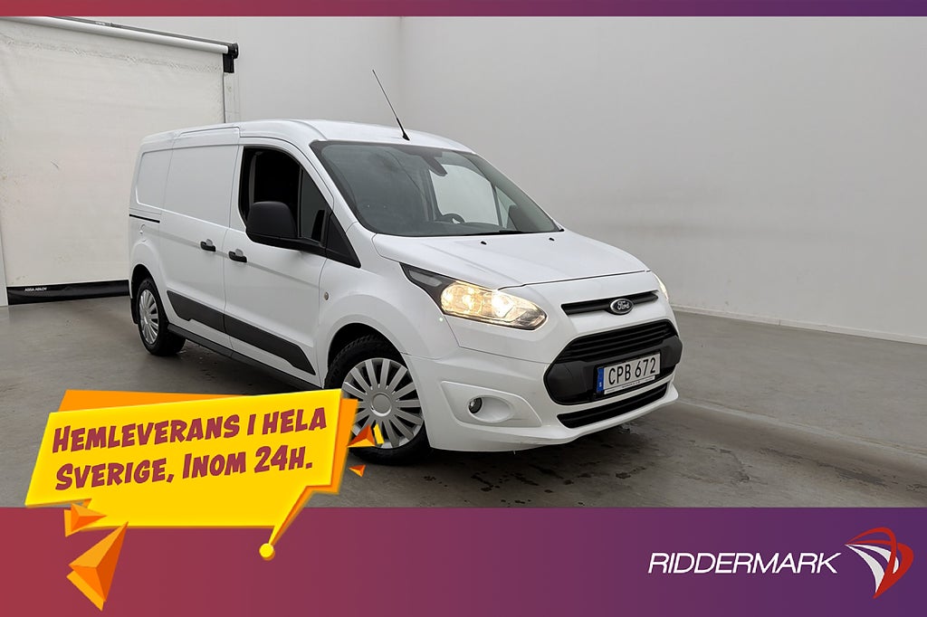 Ford Transit Connect LWB 1.6 Ny-Kamrem Värmare Drag V-inredd