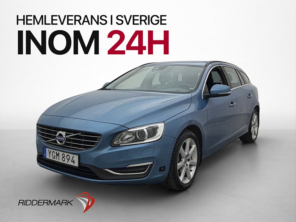 Volvo V60 D4 AWD Momentum Drag Värmare Kamera Rattvärme
