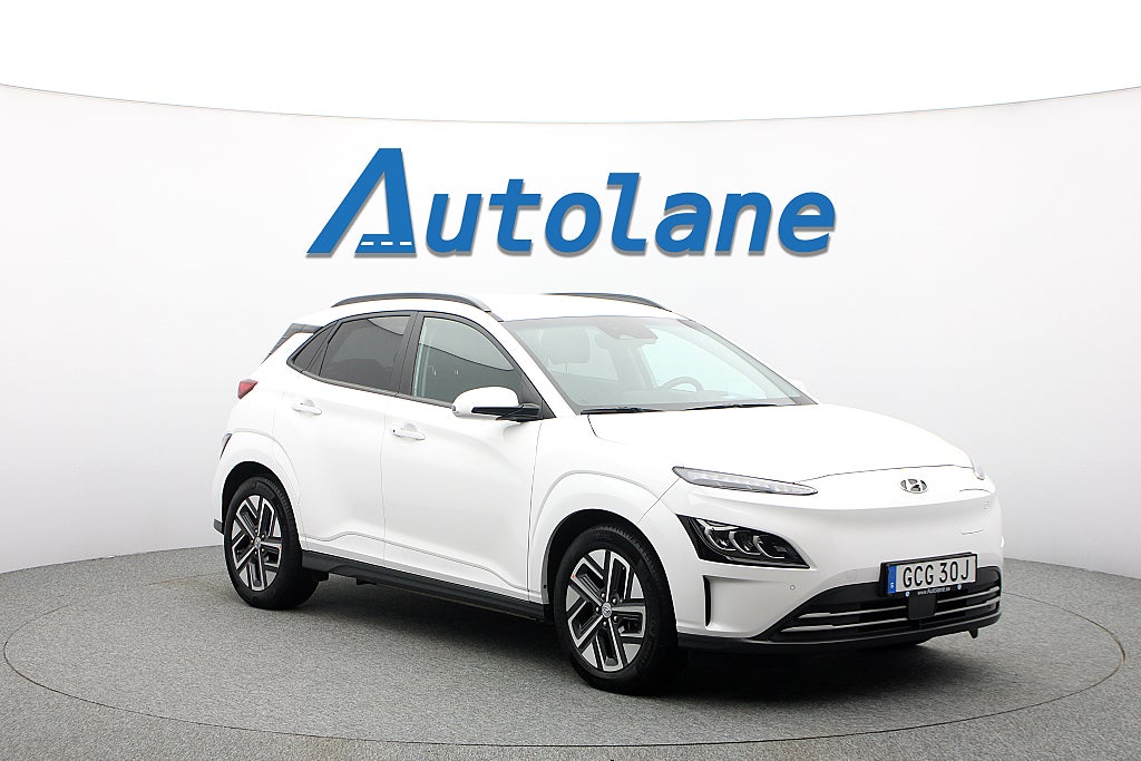 Hyundai Kona 64 kWh Advanced, B-kamera, HUD, Ventilerade, 204hk