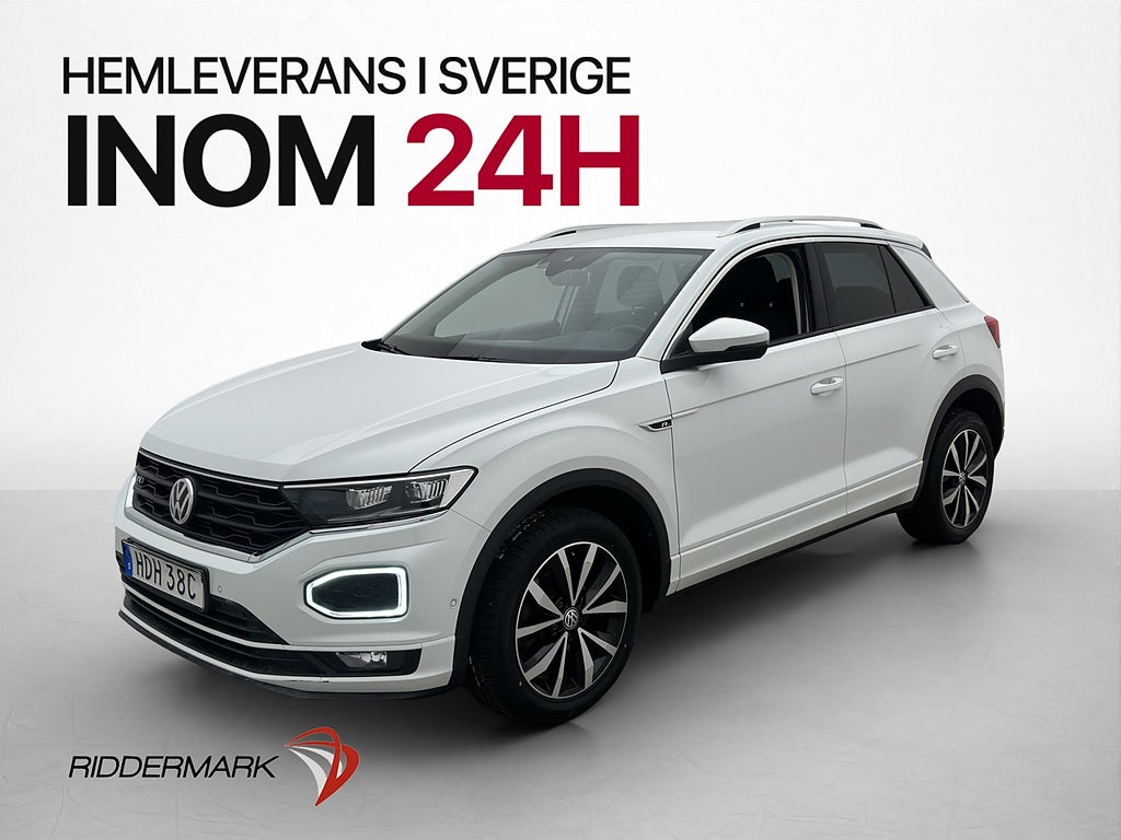 Volkswagen T-Roc 1.0 TSI 116hk R-Line Cockpit CarPlay Kamera