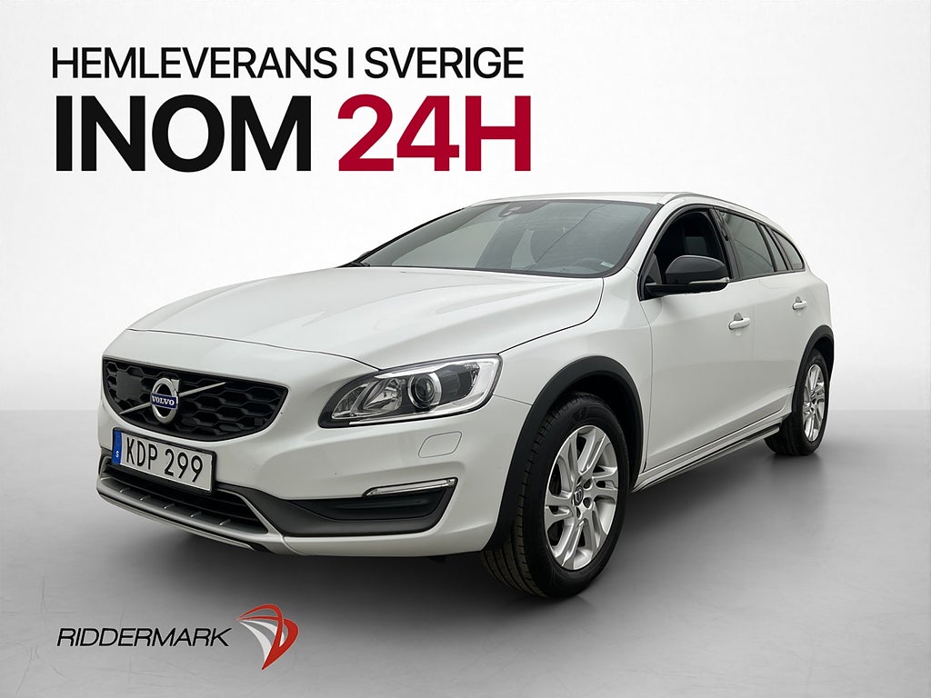 Volvo V60 Cross Country D4 AWD Summum VOC Värmare Skinn