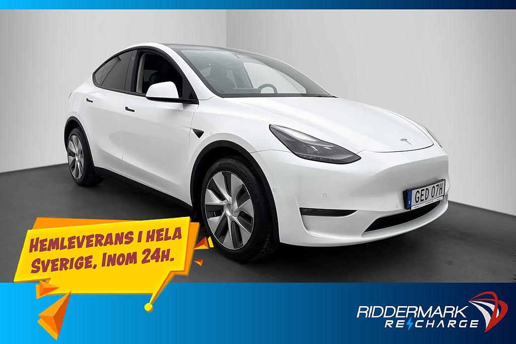 Tesla Model Y Long Range AWD Pano AP Svensksåld MOMS