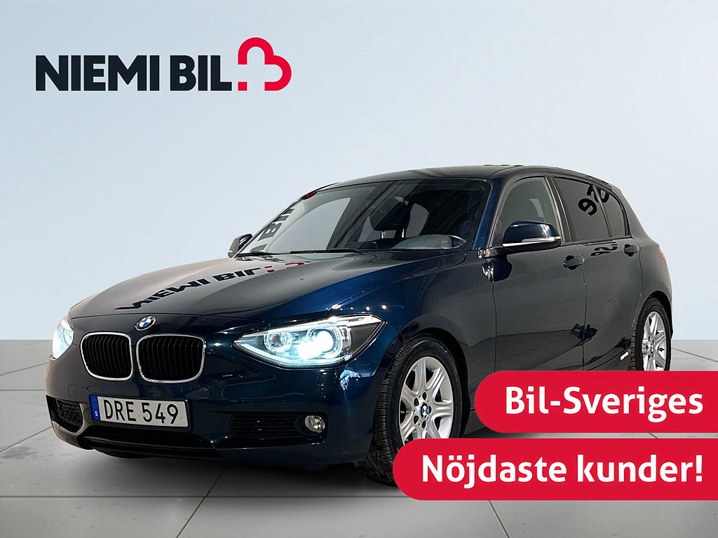BMW 118d 5-dörrars Steptronic Kamkedja Navigation Drag Psens SoV