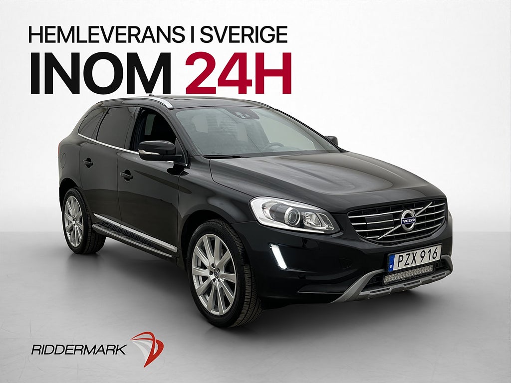 Volvo XC60 D4 AWD Summum Pano Värmare Kamera Skinn BLIS Drag