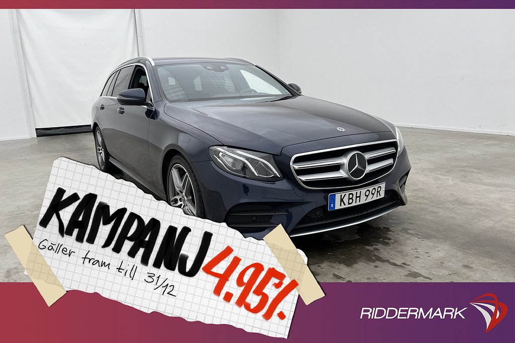 Mercedes-Benz E 200 T d 160hk AMG Widescreen 4,95% Ränta