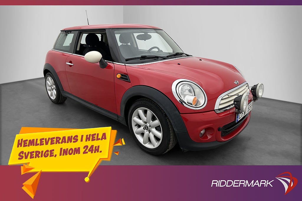 MINI One 75hk Värmare AC Låg-Skatt 0.51l/mil