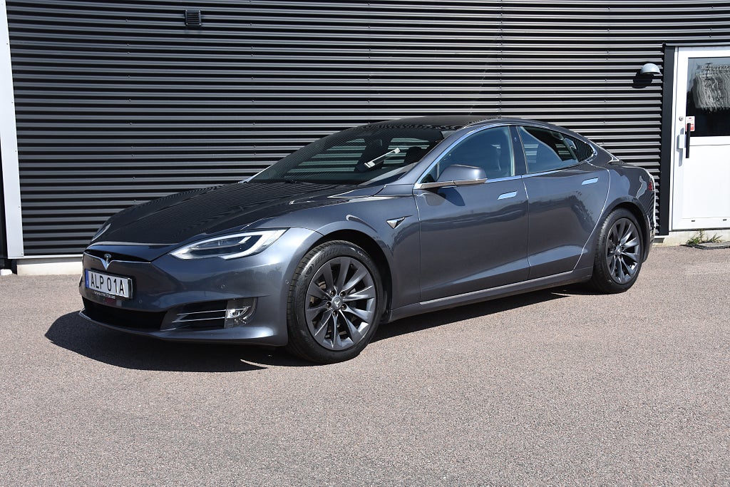 Tesla Model S Long Range AWD Skinn, Panorama, Luftfjädring, Navi