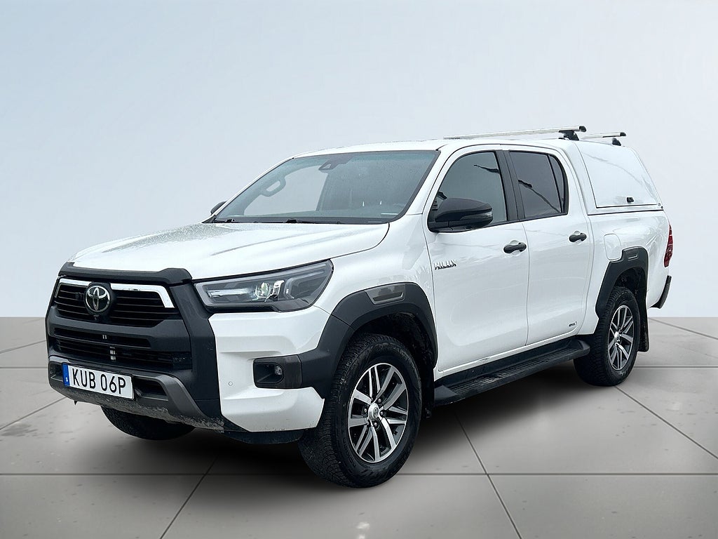 Toyota Hilux Dubbelhytt 2.8 4WD MOMS/JBL/SoV/kamera/Navi//MoK/Drag