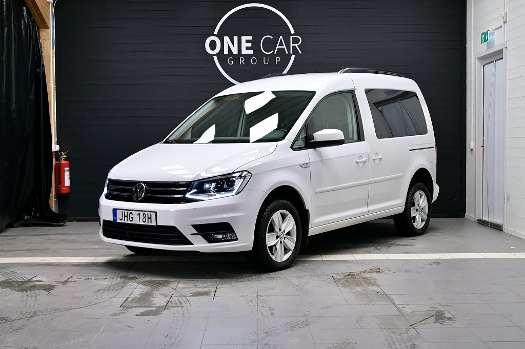 Volkswagen Caddy Combi Life 2.0 TDI 4M MOMS Nyserv Nybes 150hk