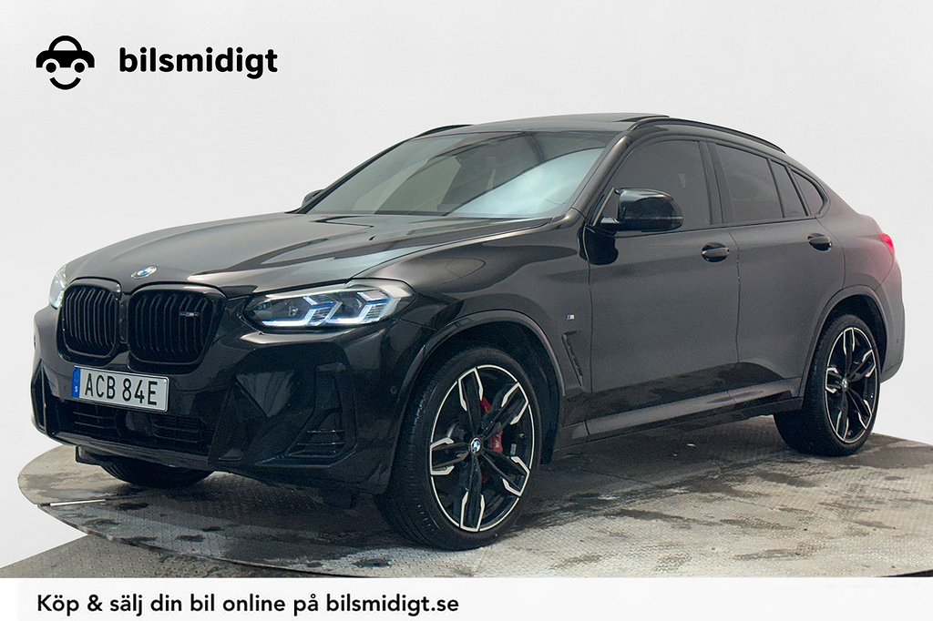 BMW X4 M40i M Sport HuD HK Pano Läder Laser Cockpit 360hk