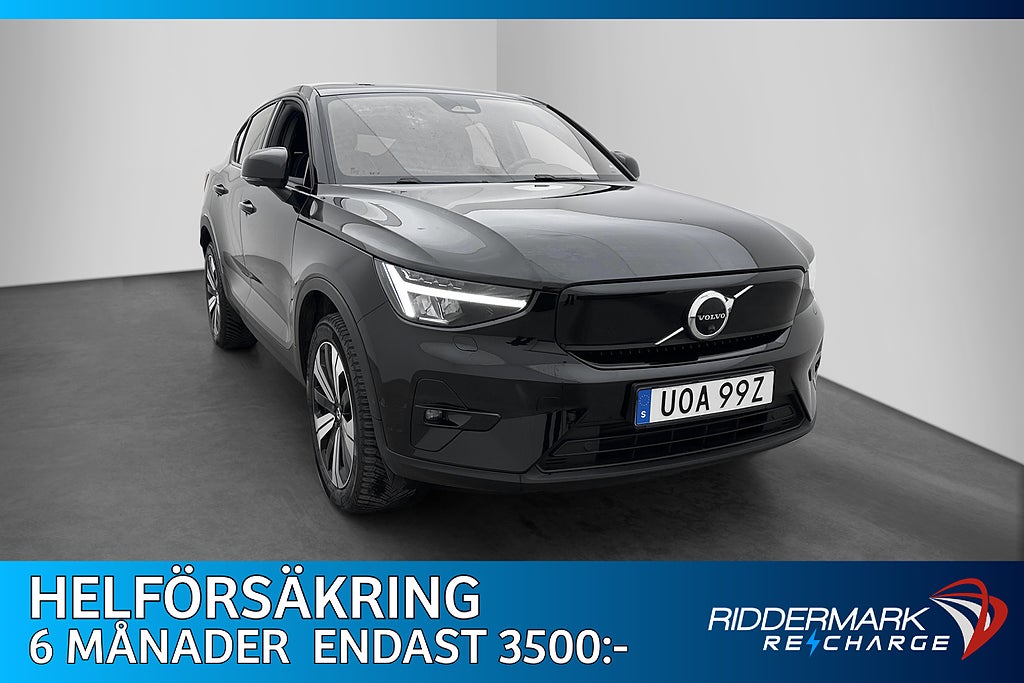 Volvo C40 Recharge Single 231hk Ultimate Pano H/K 360° MOMS