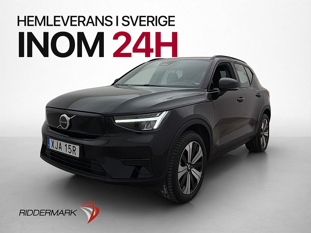 Volvo XC40 Recharge Twin Core Värmare Drag Kamera Navi MOMS