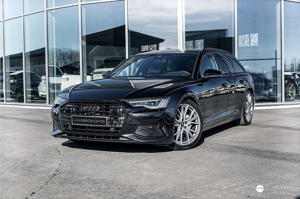 Audi A6 40 TDI Q S-Line / Cockpit / Värmare / B&O / Drag / 360° / Matrix