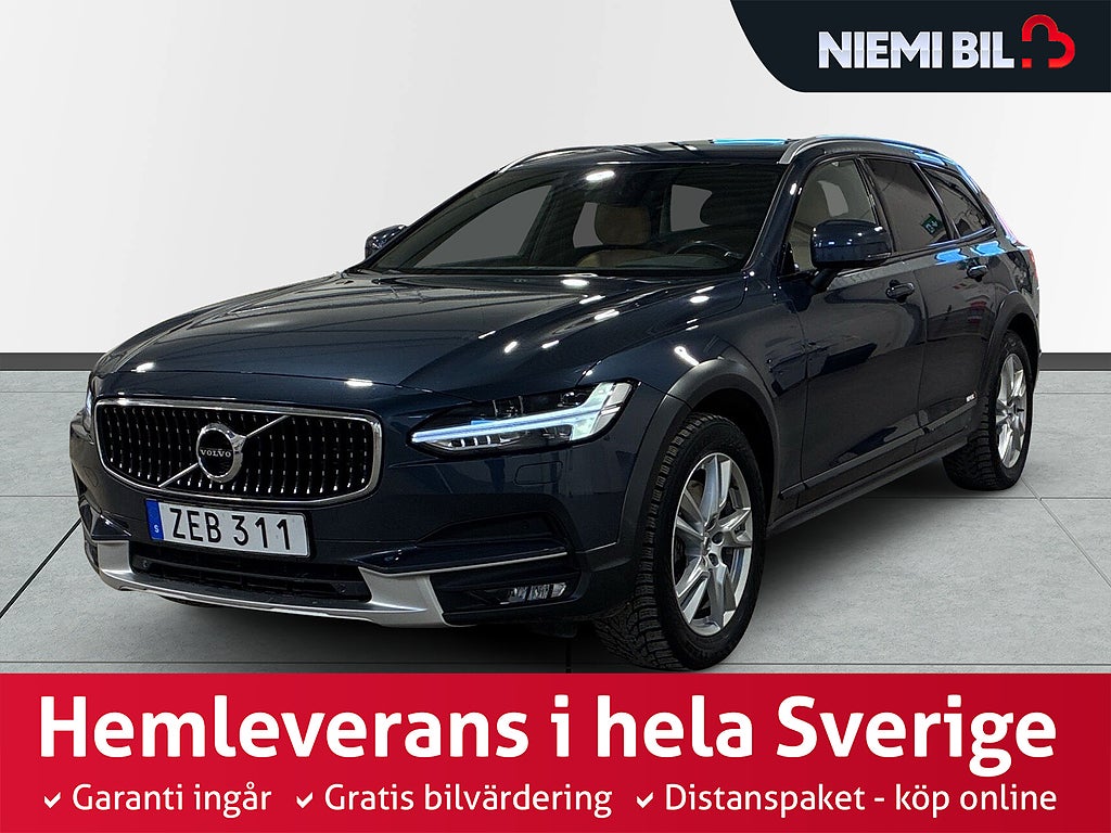 Volvo V90 Cross Country D4 AWD Aut Inscription Pro Drag Värmare Kamera Navi S&V