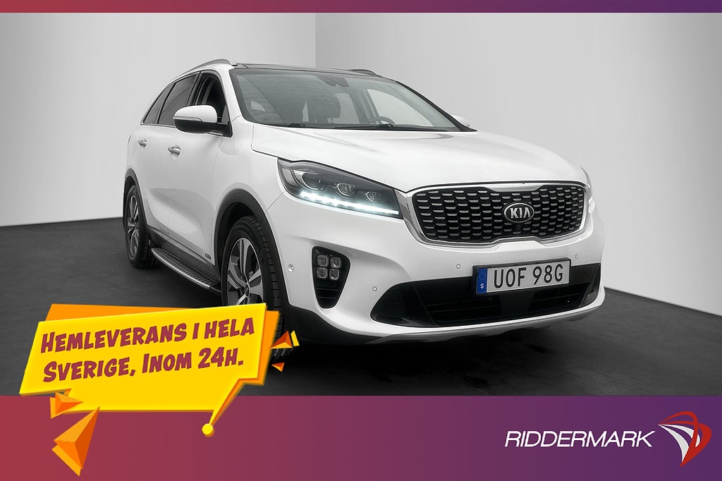 Kia Sorento AWD 200hk GT-Line 7-Sits Pano H/K HUD 360° Drag