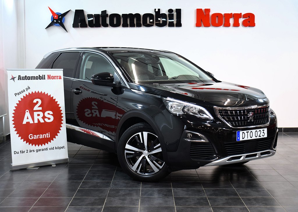 Peugeot 3008 1.2 131hk PureTech Allure 1 ägare 2års garanti Eu6