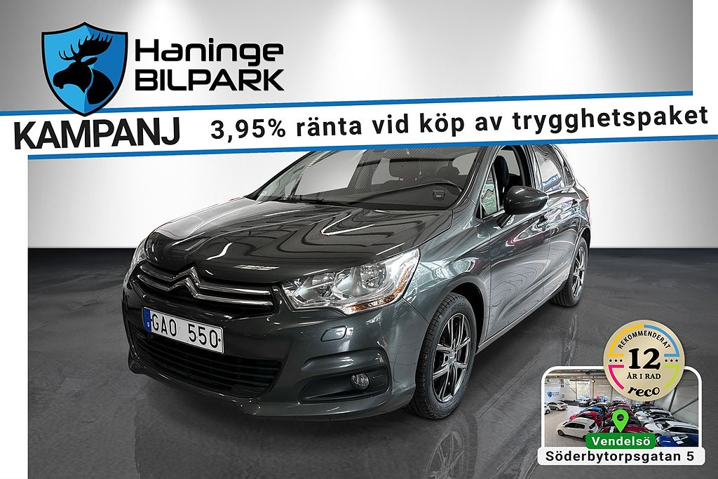 Citroën C4 1.6 e-HDi / BT / KAMREM BYTT / SUPERDEAL 3.95% 