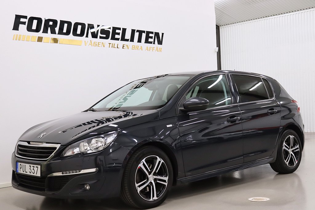 Peugeot 308 1.6  Style M&K Värmare Pano Navi B-kamera V-hjul 120hk