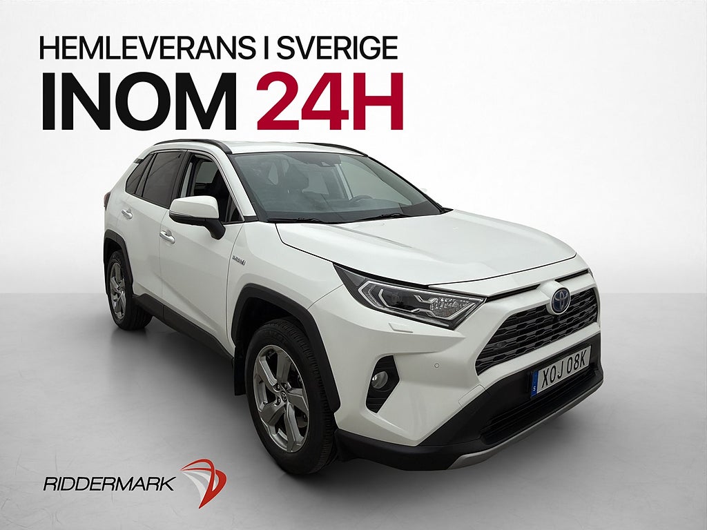 Toyota RAV4 Hybrid AWD 222hk Executive M&K-Värm Drag Skinn