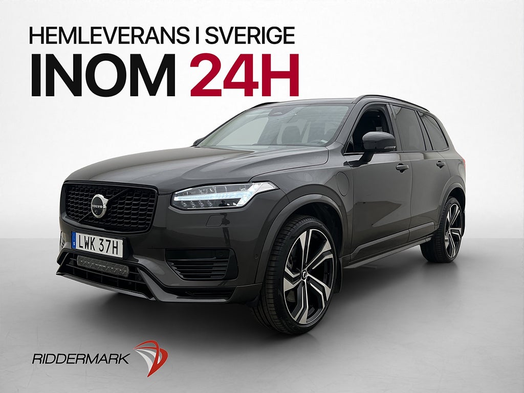 Volvo XC90 T8 456hk 7-sits Ultimate Dark B&W Luft Drag 360°