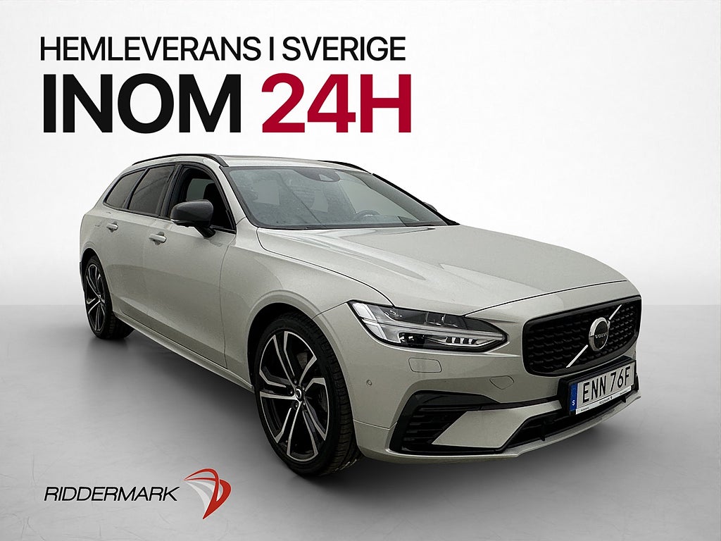 Volvo V90 Recharge T6 AWD R-Design VOC H/K Pano 360° Skinn