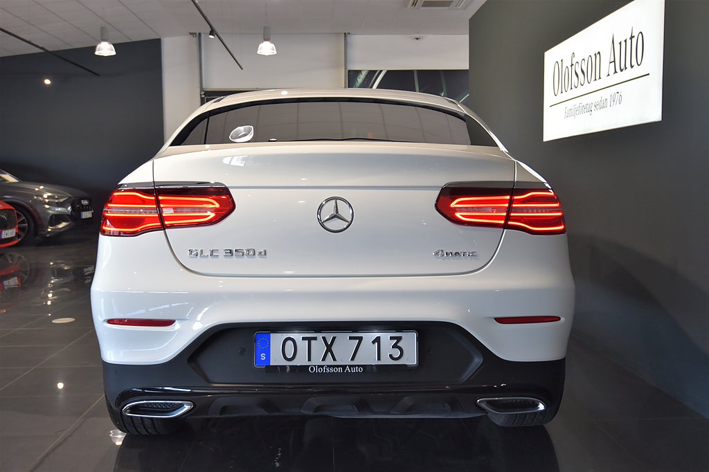 Mercedes-Benz GLC 350 d Coupé 4MATIC AMG Nightpackage 258hk - bild 14