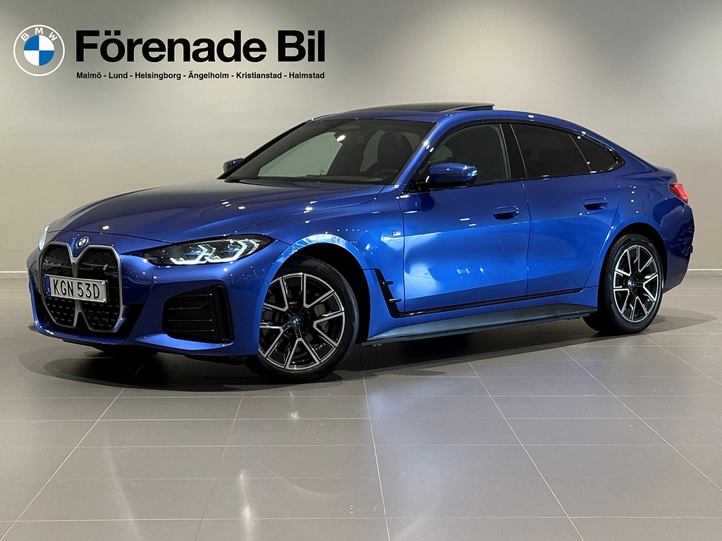 BMW i4 eDrive40 M Sport Hi-Fi Drag D/P-Assist Taklucka Elstol
