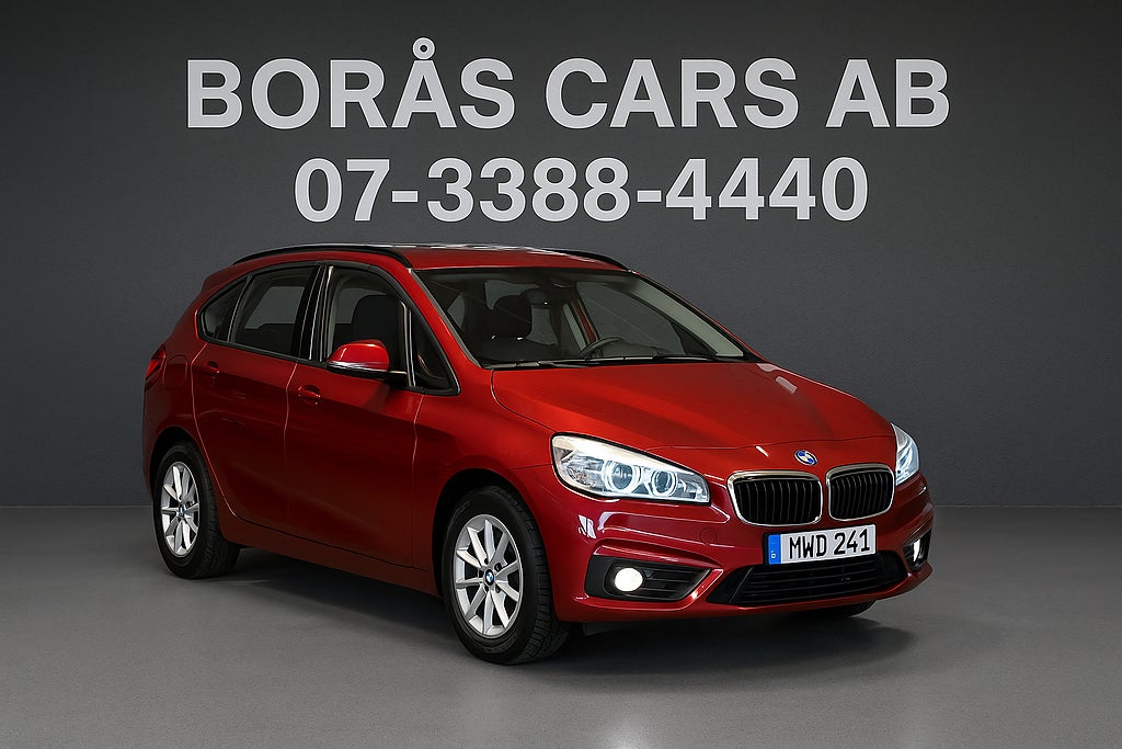 BMW 220 i (192hk) Active Tourer*900kr/mån*B-kamera