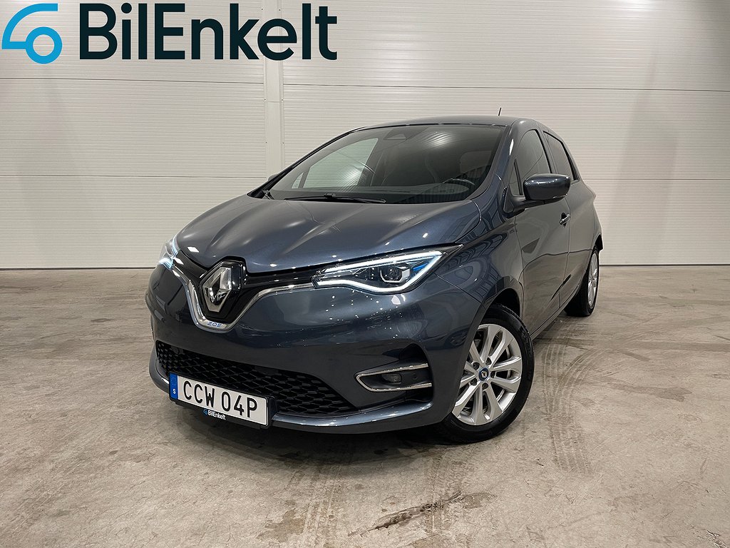 Renault Zoe R110 ZEN 52 kWh BATTERIKÖPT Cockpit Kamera 2021 109hk