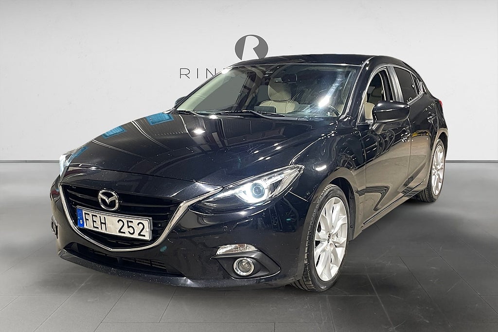 Mazda 3 Sport 2.2 SKYACTIV-D 150 HK AUT NAVI BOSE PDC 0.41L/MIL
