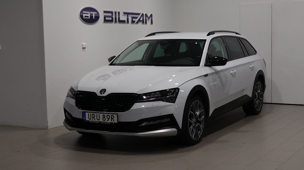 Skoda Superb Combi Scout TDI 200 DSG 4x4  Drag,värmare