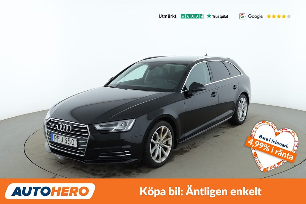 Audi A4 Avant 2.0 TDI Quattro Sport / Dragkrok, PDC-Bak