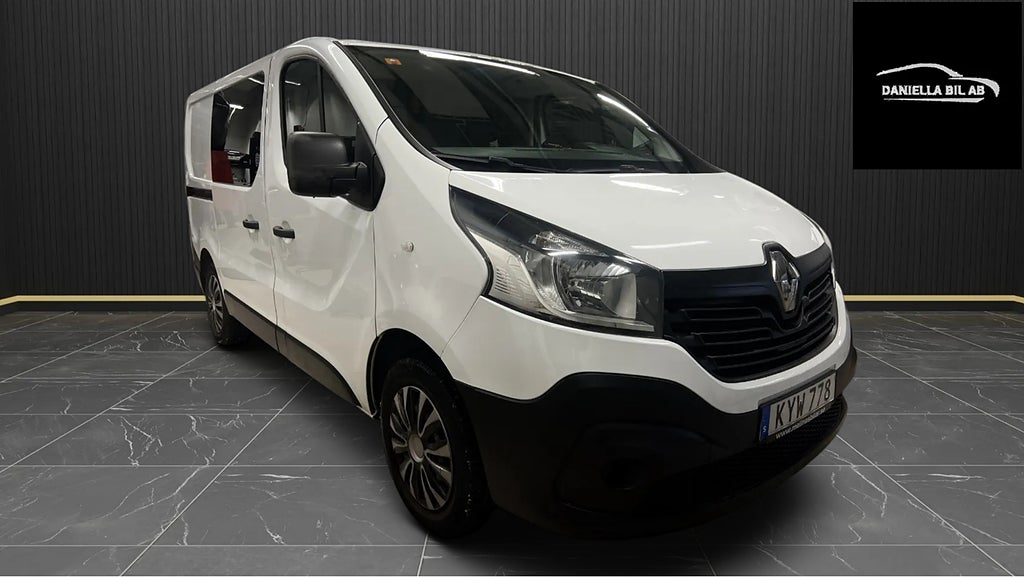 Renault trafic SKÅPBIL 2.9T 1.6 DCI SVENSKSÅLD 116HK (HVO) EURO 5