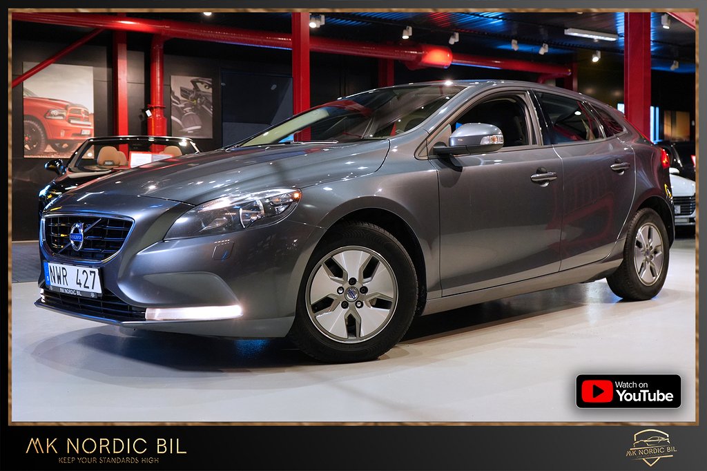 Volvo V40 D2 Kinetic / Värmare / Dragkrok / NY Kamrem