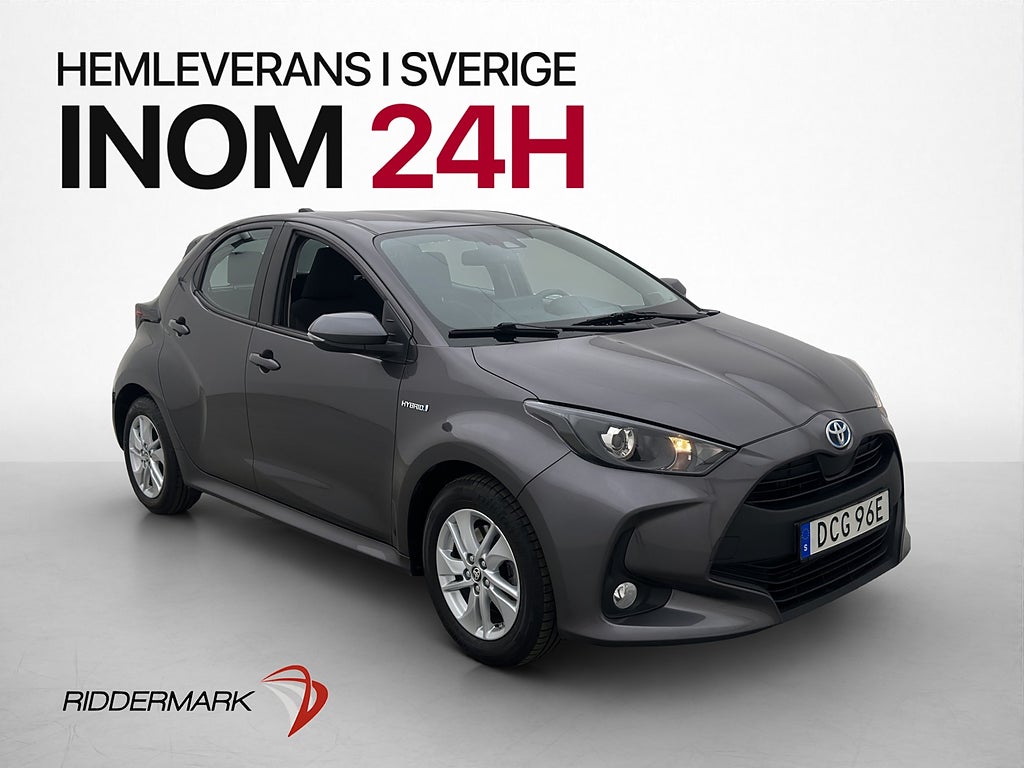 Toyota Yaris Hybrid 116hk Active Kamera Rattvärme MOMS
