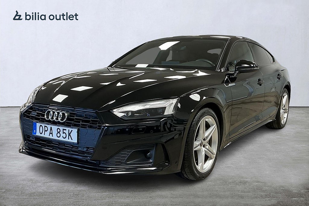 Audi A5 Sportback 45 TFSI quattro Nyservad Pano Drag Skinn Bkam
