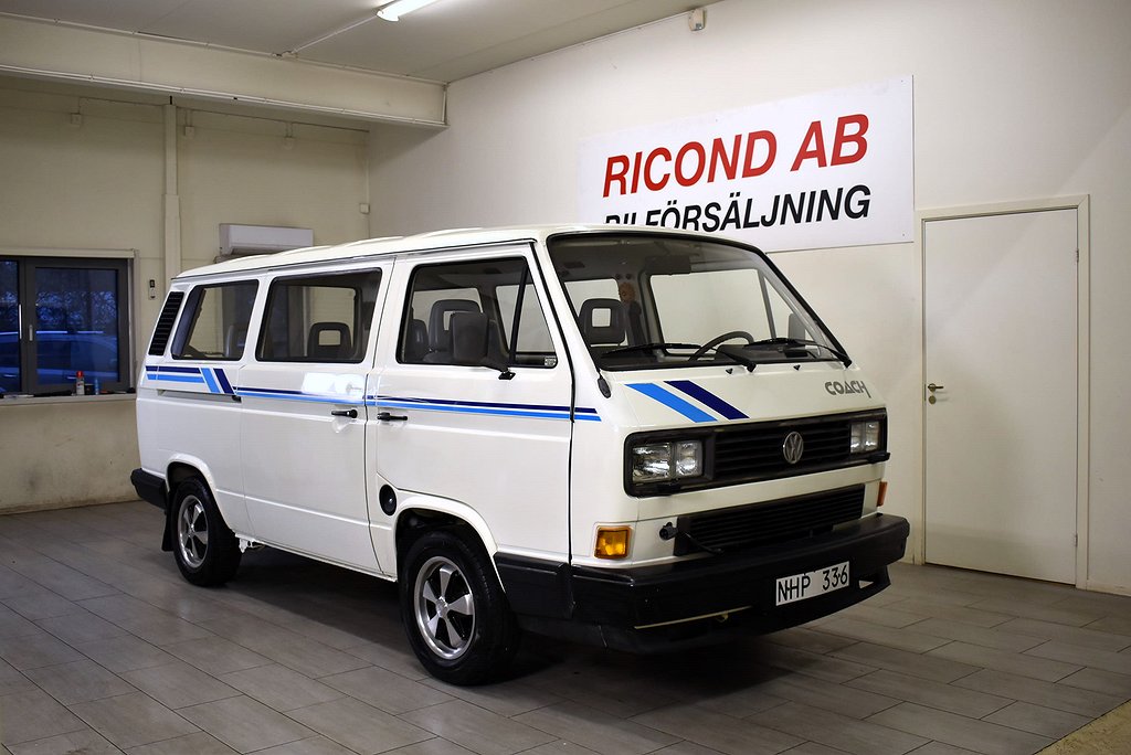 Volkswagen Caravelle T3 COACH 112 HK 7-SITS SERVO FUCH FÄLGAR DRAG