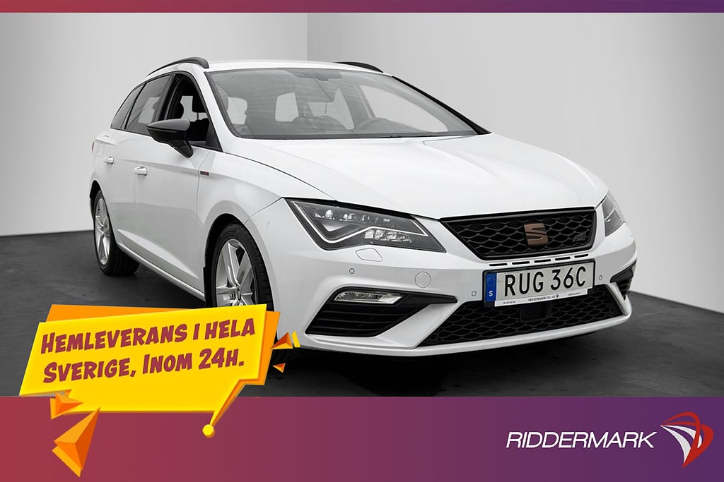 Seat Leon Cupra ST 4Drive 300hk Cockpit Kamera Ambient