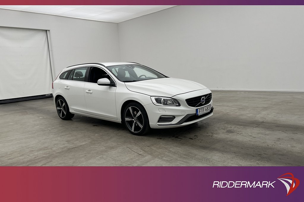 Volvo V60 D3 R-Design VOC Värm Sensorer Rattvärm Farthållare