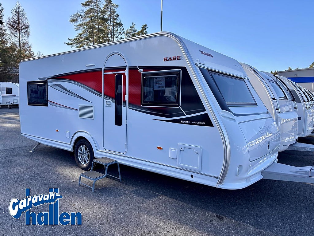 Kabe ESTATE 560 GLE KS (Kampanj Mover/AC/Solpanel)