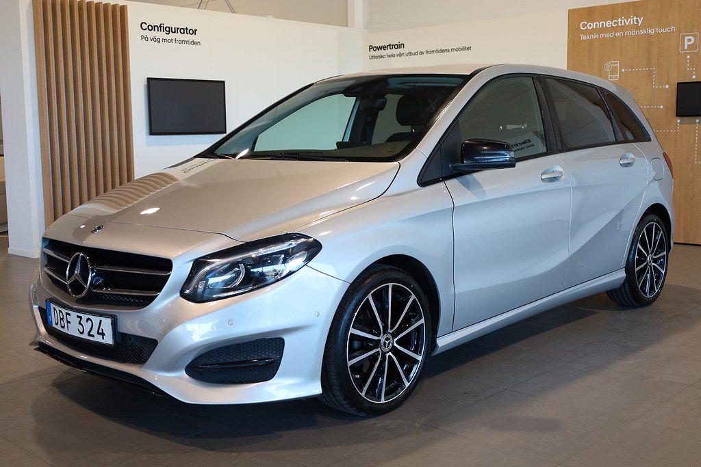 Mercedes-Benz B 180 d Aut Drag Navi Kamera M-värme Night-pkt 2018