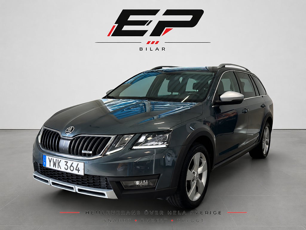 Skoda Octavia Scout 2.0 TDI SCR 4x4 Premium|Canton|Värmare|Drag|Kamera