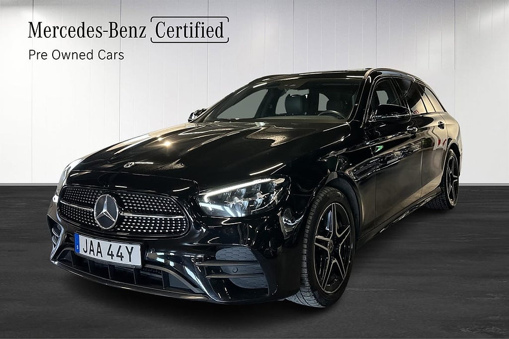 Mercedes-Benz E 300 T de AMG Nightpackage Dragkrok Värmare